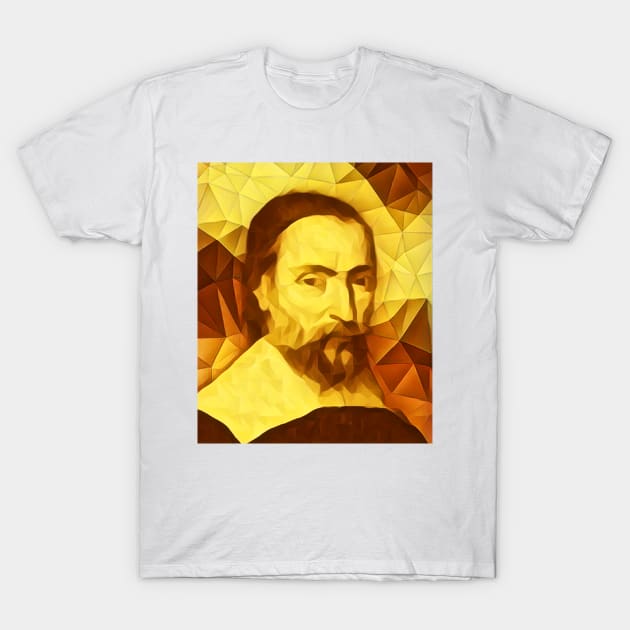 Nicolas Claude Fabri de Peiresc Golden Portrait | Nicolas Claude Fabri de Peiresc Artwork 9 T-Shirt by JustLit